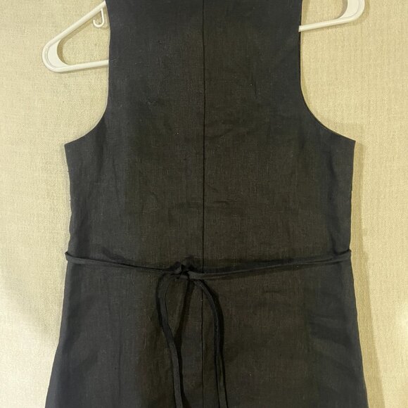 Black Linen Vest - Size S - NWT - Picture 6 of 6